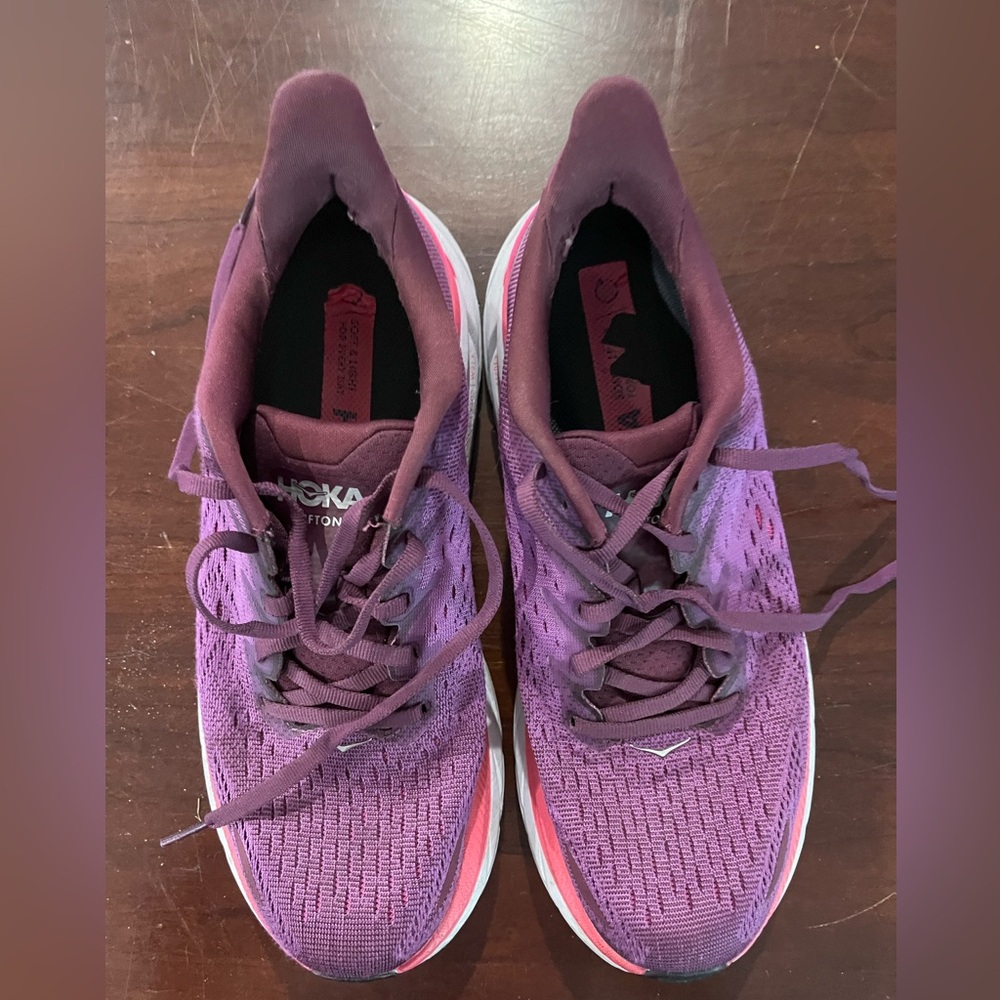 Hoka Women's Athletic Shoes - Purple and Pink